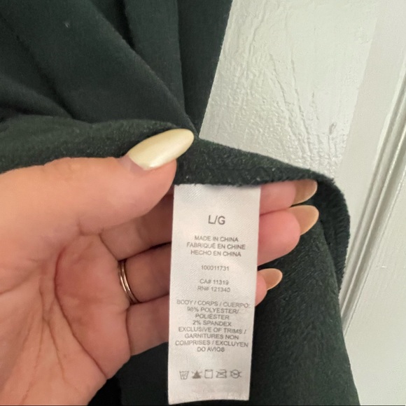 Dynamite Dark Green sleeveless Skater Dress - Picture 3 of 3